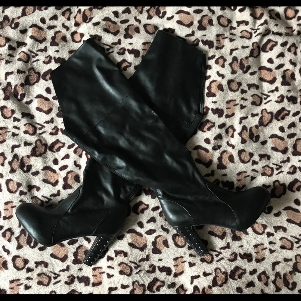Torrid Over the Knee Back Boots Size 9W